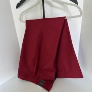 Womens-BANANA REPUBLIC-Deep Burgundy-HighRiseStraight Pants